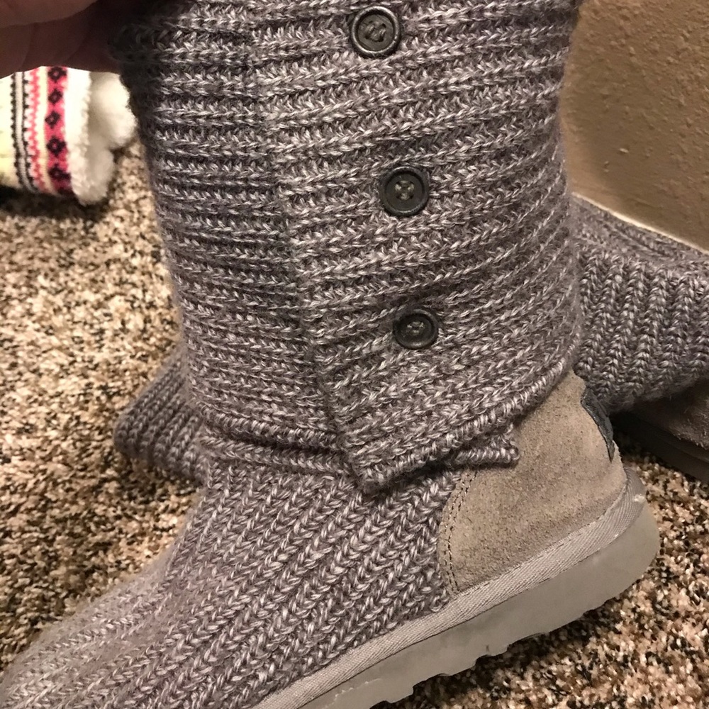 Ugg classic cardy size 8 grey